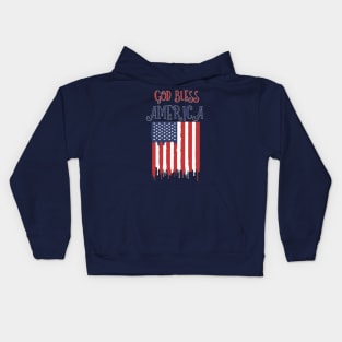 God Bless America Kids Hoodie